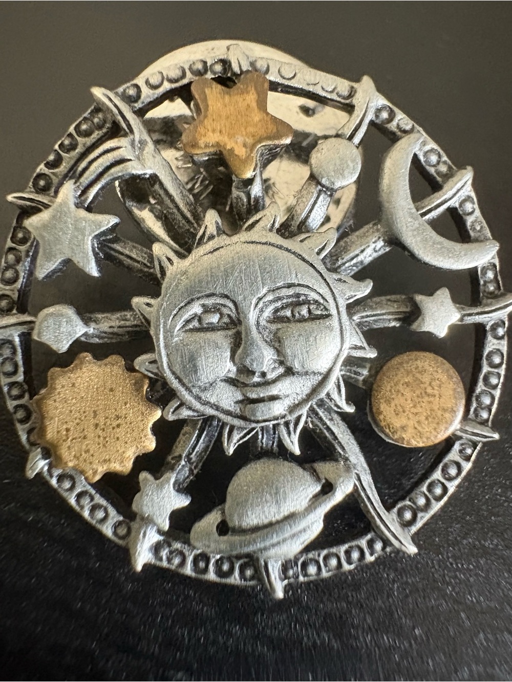 Vintage Celestial JJ Pin - Picture 5 of 7